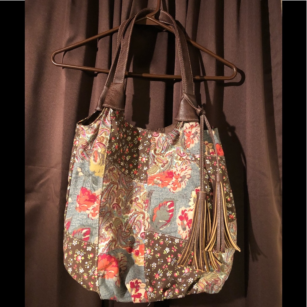 New Floral print purse/bag
